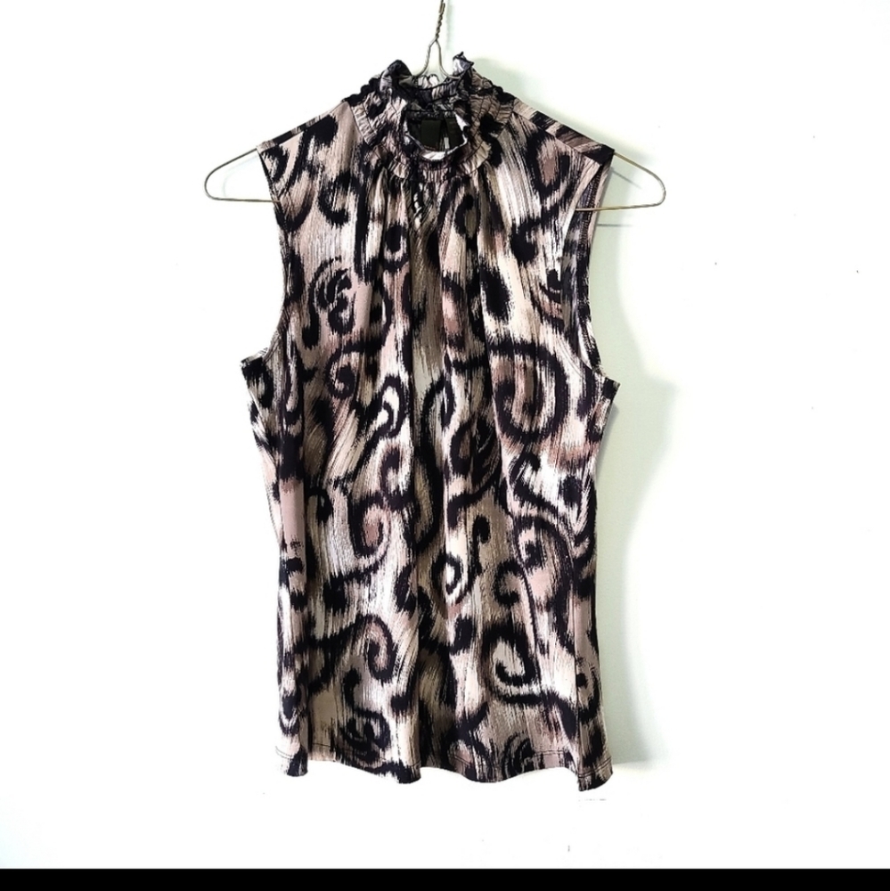 Serenade New York high-neck sleeveless top size small